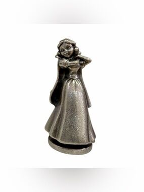 Disney VINTG Monopoly Princess Snow White Replacement Game Pewter Piece/Trinket
